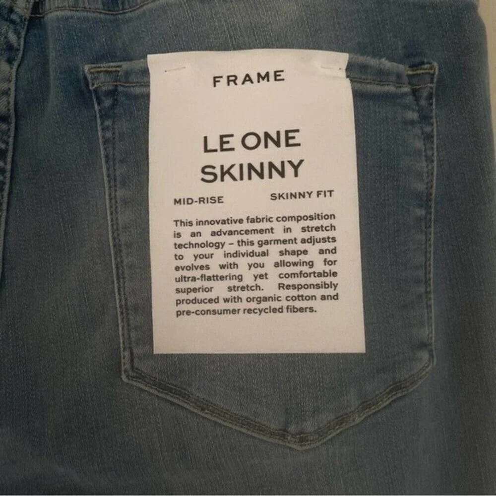 FRAME Le One Skinny Jeans Size 2 - Picture 8 of 11